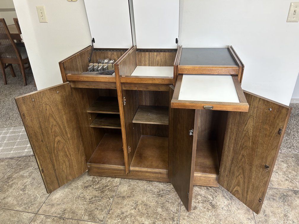Matching solid wood Buffet Server - $50