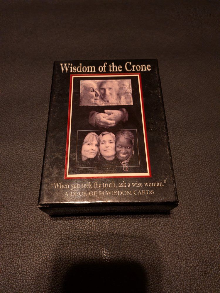 Wisdom of the Crone "When you seek the truth, ask a wise woman." Oracle Deck 54 Wisdom Cards