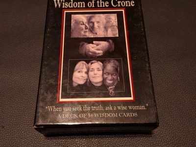 Wisdom of the Crone "When you seek the truth, ask a wise woman." Oracle Deck 54 Wisdom Cards
