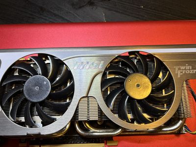 MSI GTX 560 Ti - Twin Frozr II Dual Fan - MINT/UNU
