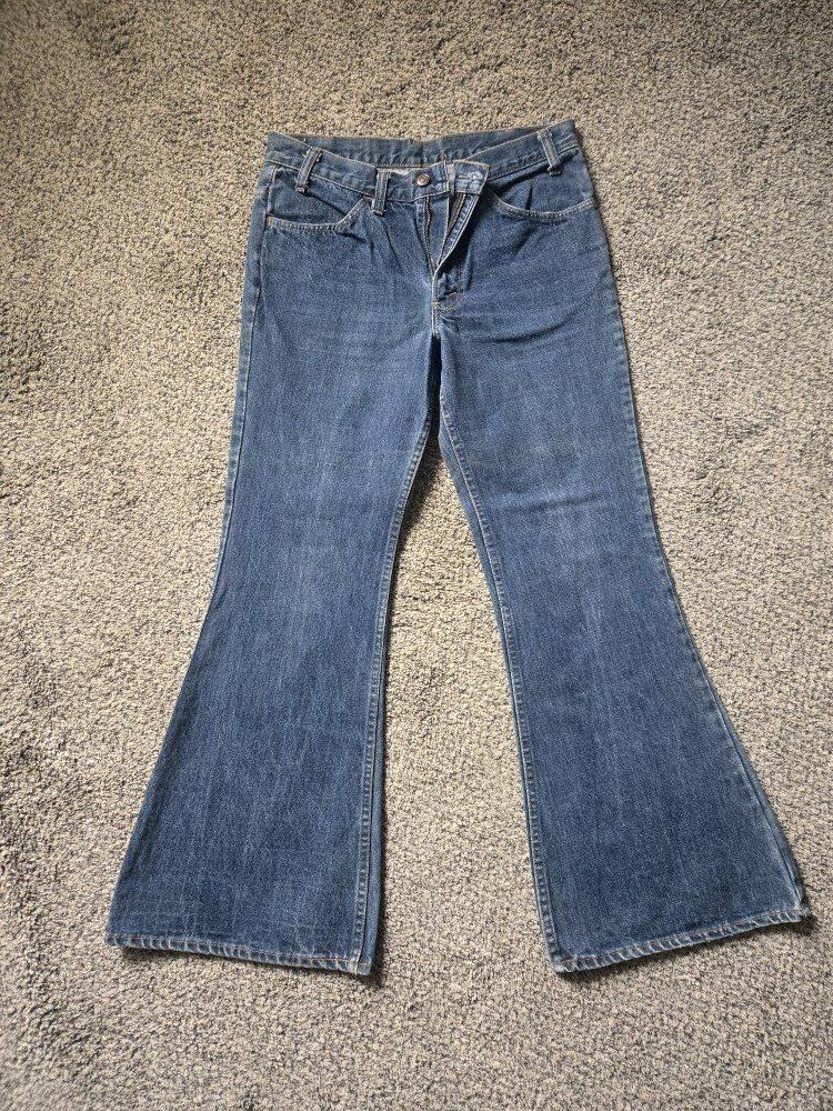70's Levi's 684 orange label bell bottom jeans