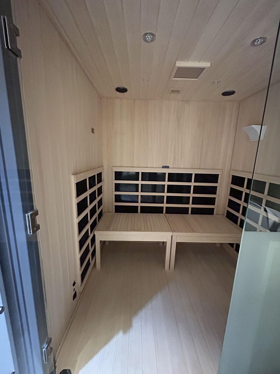 Luxury Infrared Sauna (6-Person) – Full Unit, New Build Ready