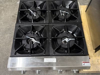 New 4 burner counter top hot plate natural and LP gas