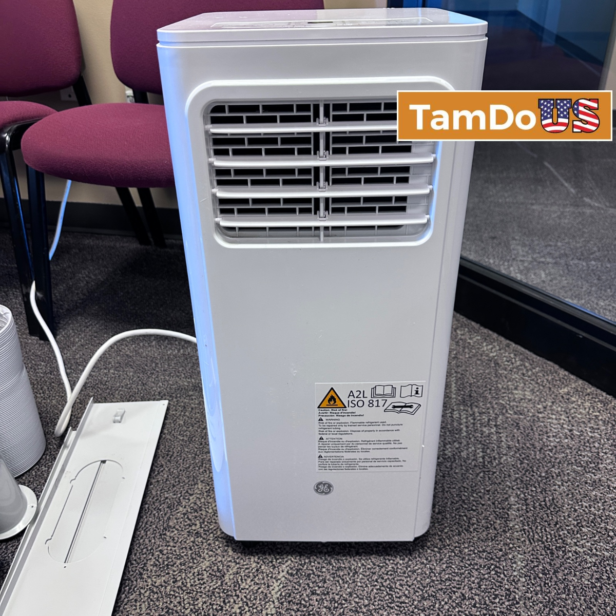 GE 6250 BTU SACC Portable Air Conditioner for Medium Rooms 350 sq ft (9,000 BTU)