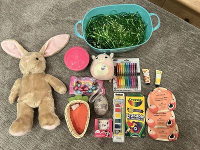 Girls Build A Bear Easter Basket
