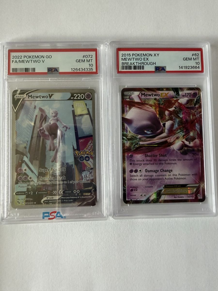 Two Metwo PSA 10 slabs