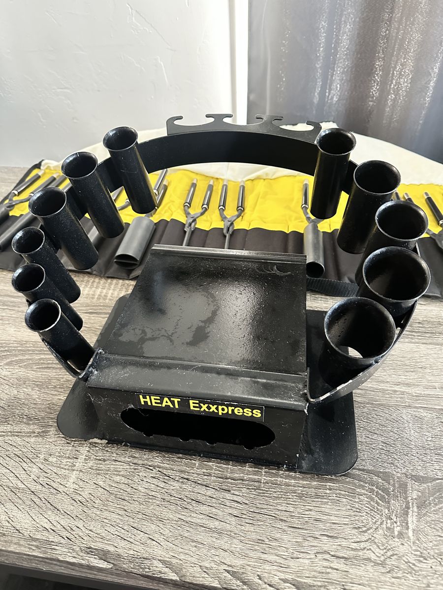 HEAT Exxpress Marcel Iron Kit for Sale – Full Set with Travel Bag