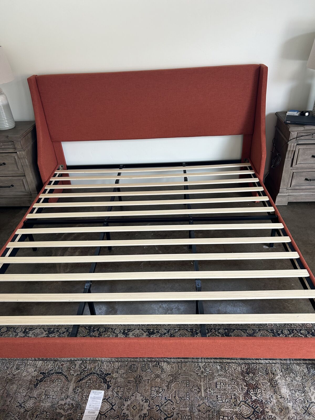 King size bed frame