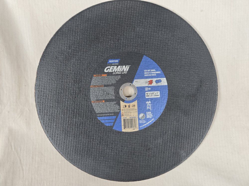 16" cutoff wheels for cutting steel