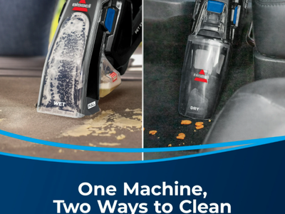 Brand new BISSELL Pet Stain Eraser Duo Cordless Portable Deep Cleaner and Hand Vacuum.