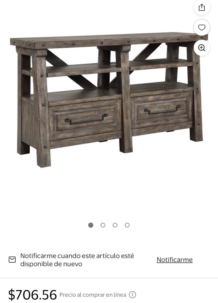 Rustic entertainment center