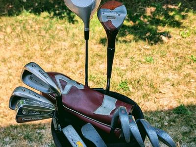 New to golf? Wilson bag with 10 clubs + 1