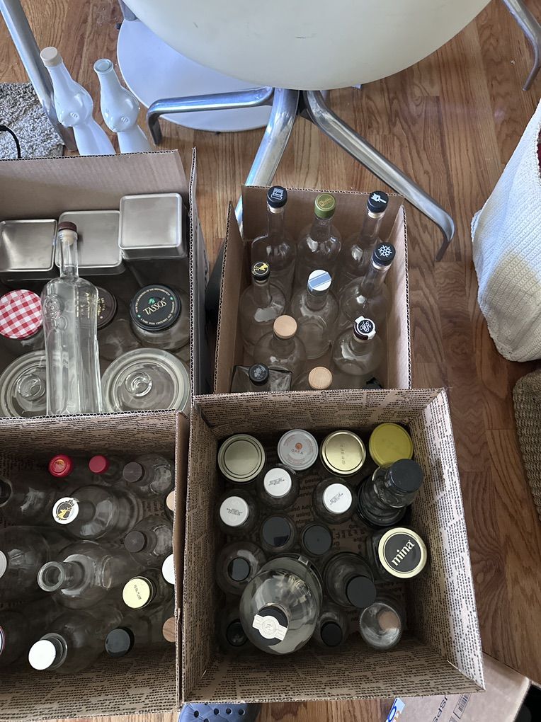 Glass Jars Bottles And Canisters