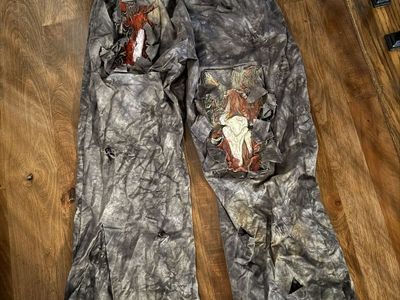 Teen camouflage green zombie costume pants size XL teen