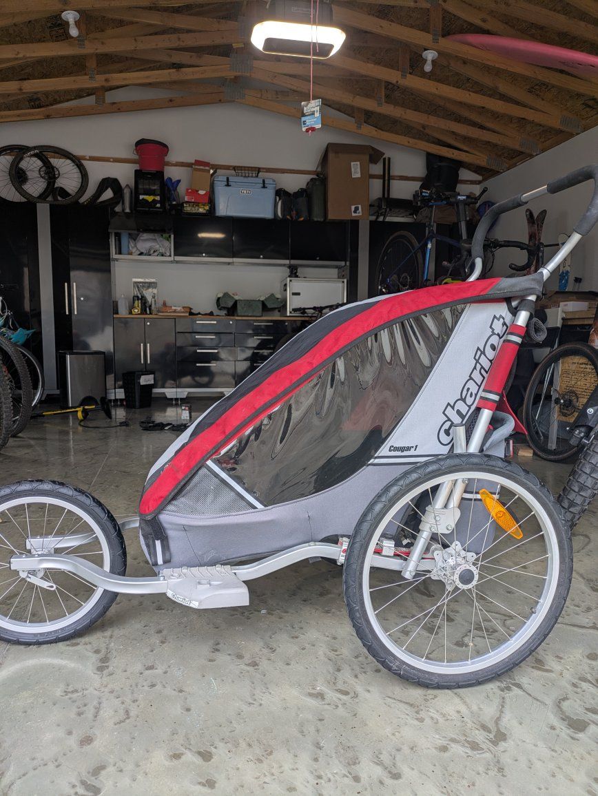 chariot 1 cougar bike trailer / running stroller