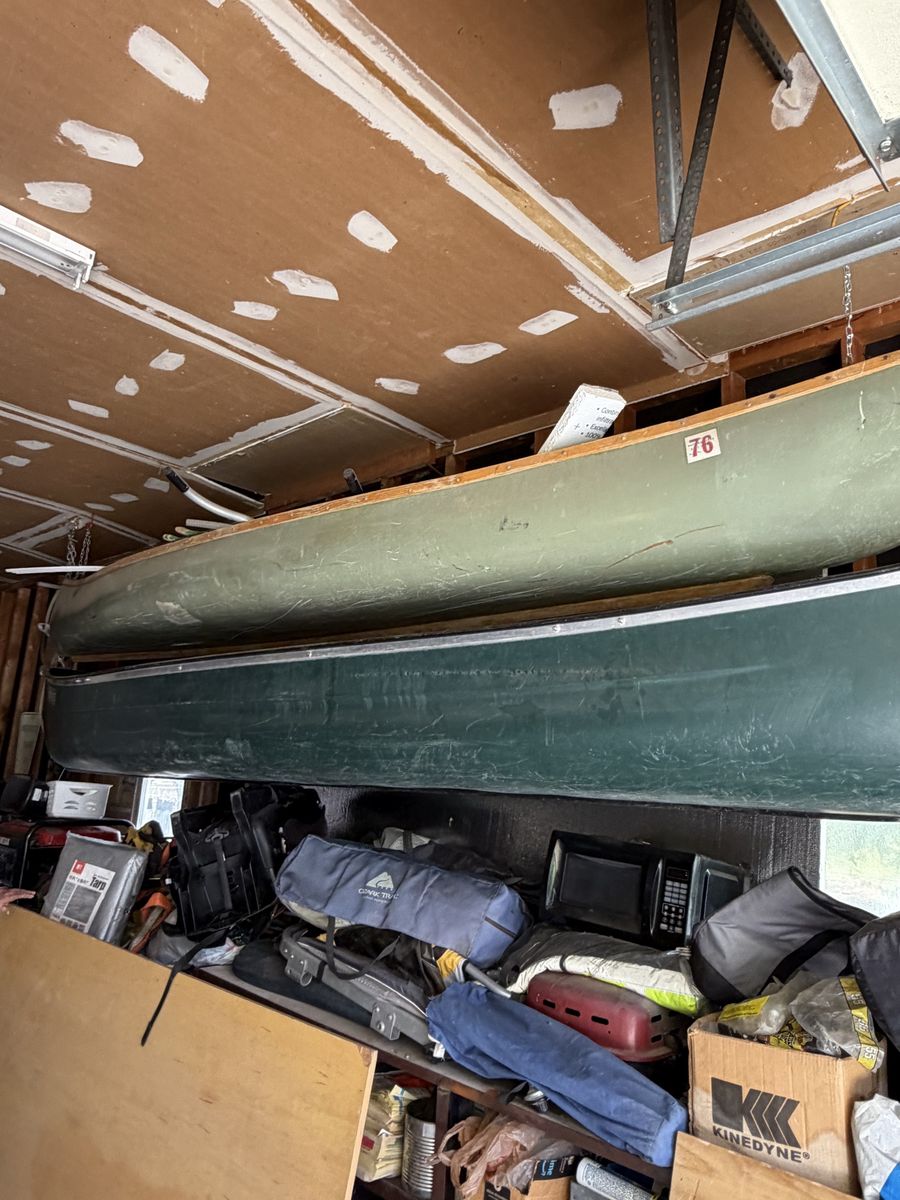 Antique Fiberglass Canoe