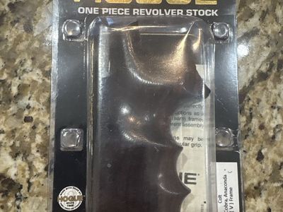 Hogue One Piece Exotic Hardwood Revolver Stock Grip for Colt King Cobra & Anaconda (V) Frame