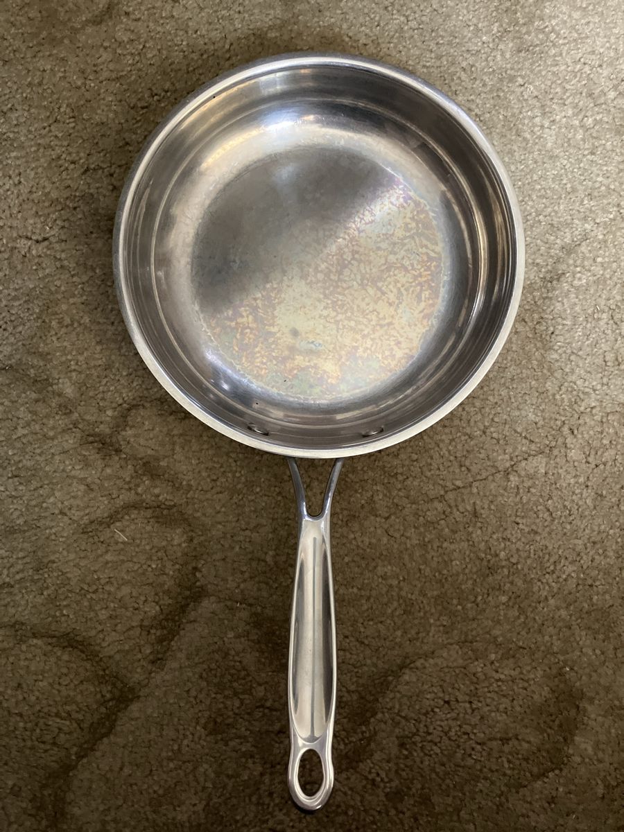 Cuisinart Stainless Steel Skillet Frying Pan Set - 2 Pans with Handles 8 Inch