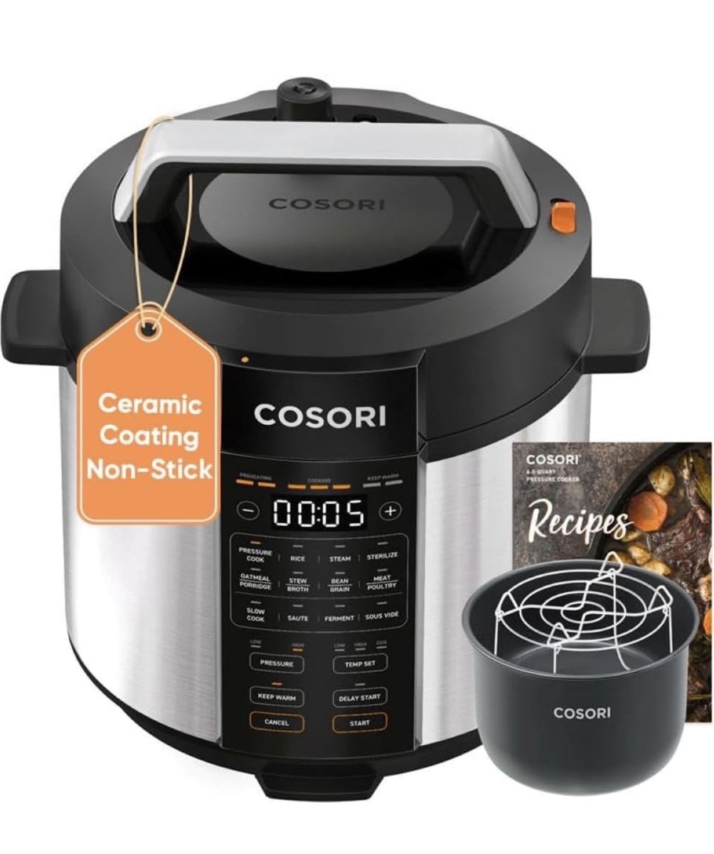 NEW COSORI 6-Quart 9-in-1 Electric Pressure Cooker