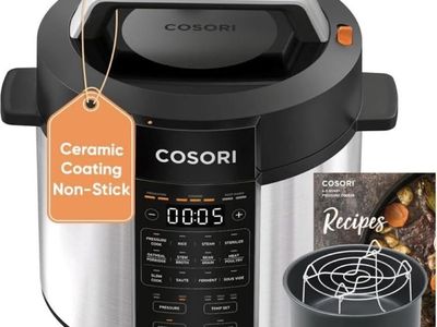 NEW COSORI 6-Quart 9-in-1 Electric Pressure Cooker