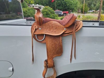 Kid's Western Saddle 12" Seat
