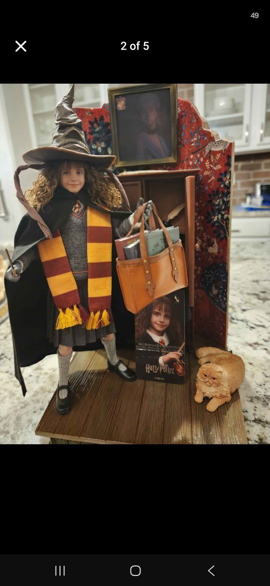 InArt Harry Potter Hermione Granger  Figure Collectible Doll w/ Accessories