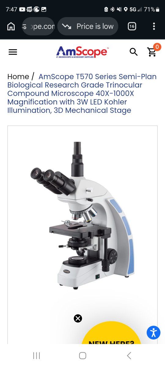 trinicular microscope