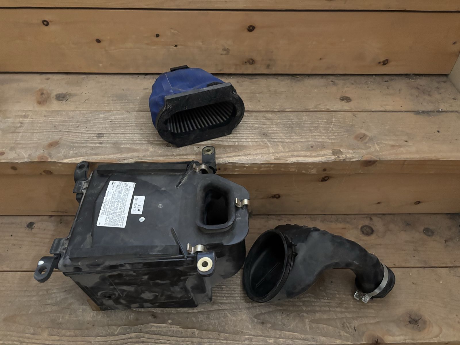 Yfz 450 air box and filter