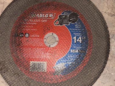 Diablo 14-inch Metal Cut-Off Saw Wheel 1/8-inch Thick