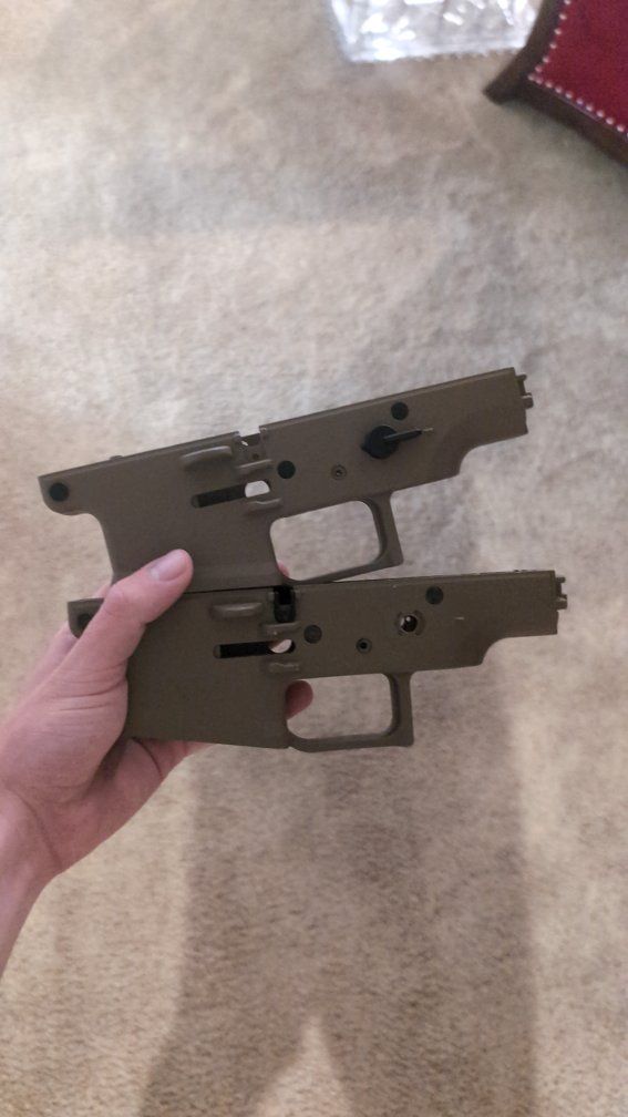 two scar h or scar s lower receivers, airsoft