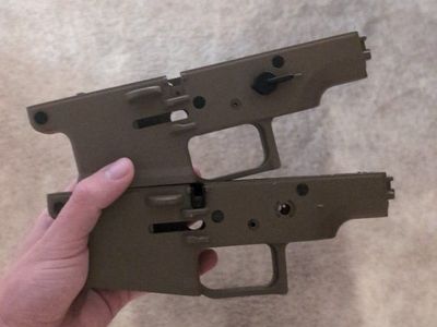 two scar h or scar s lower receivers, airsoft