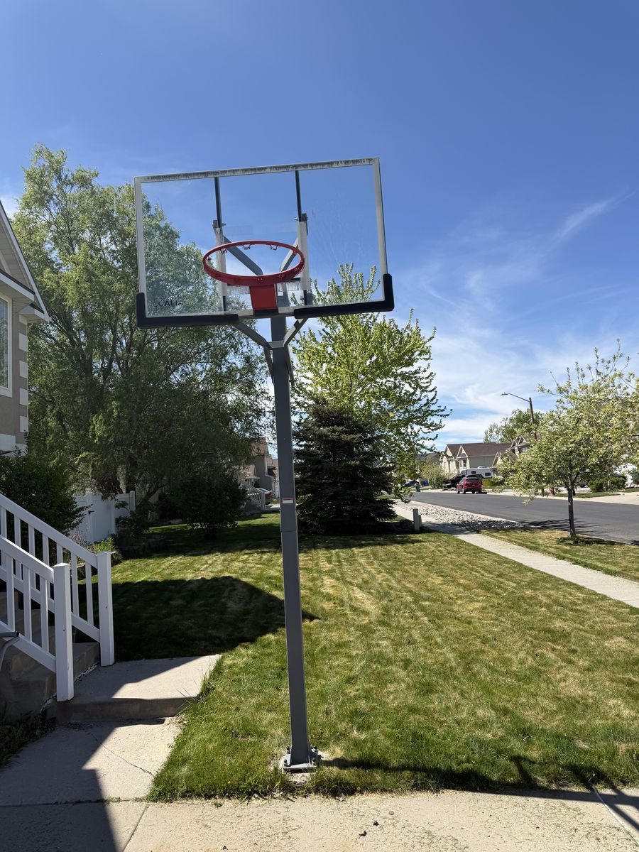 Basketball Hoop In Ground Adjustable