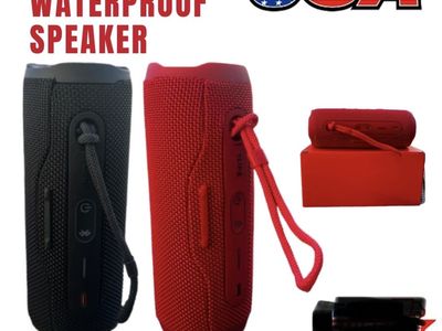 Flip 6 Portable Waterproof Bluetooth Speaker - Red and Black