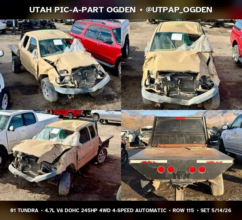 2001 Toyota Tundra Parts - UTPAP Ogden