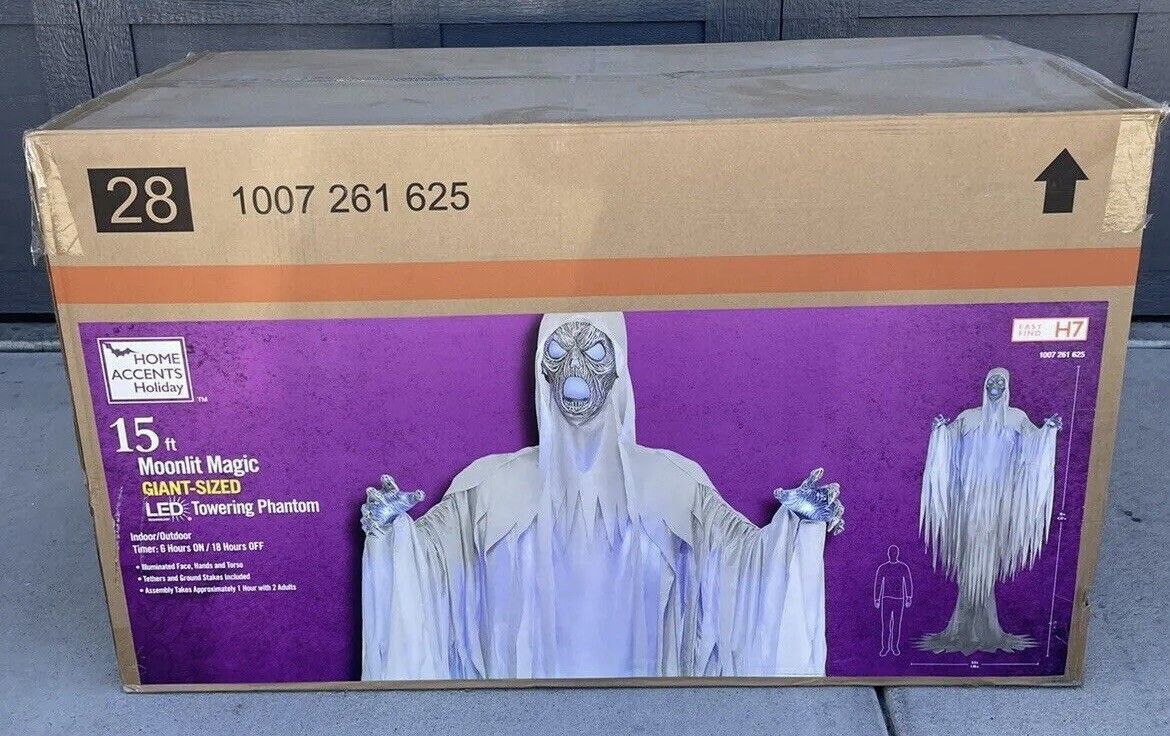 Home Depot Halloween 15 Ft Giant Sized Towering Phantom (New) 
