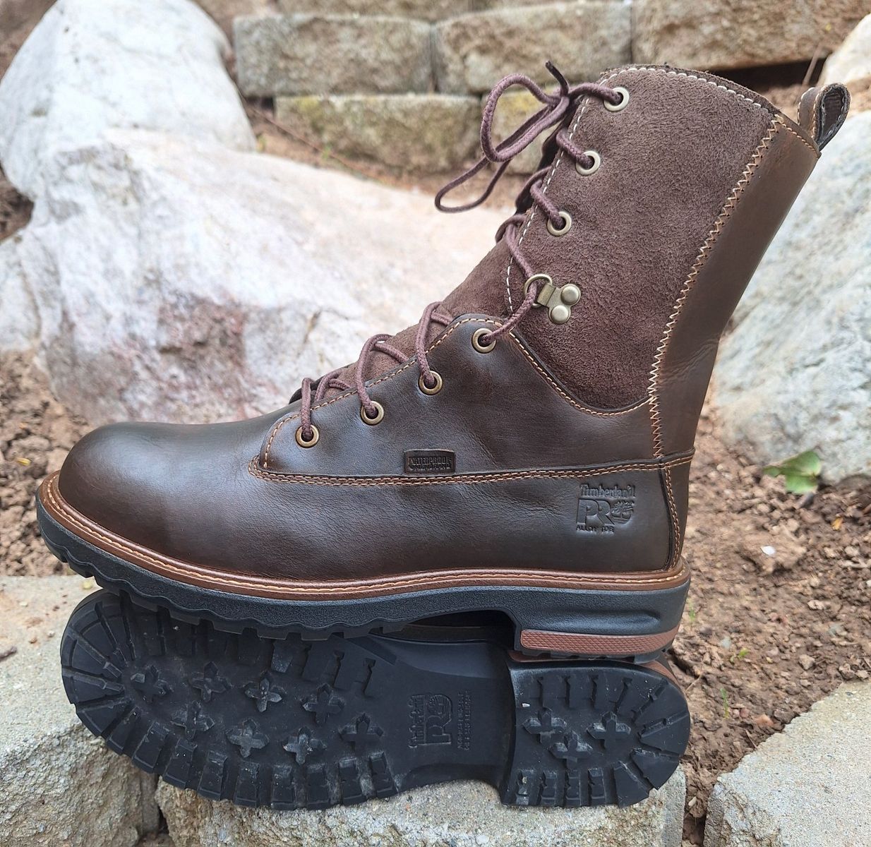 Womens Timberland PRO ALLOY TOE Boots Sz 9.5