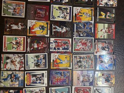 Lot of 45+ NFL Football Trading Cards - Various Brands & Players, Mixed Condition