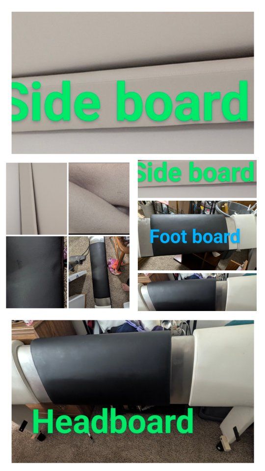 Used Queen Size Bed Frame - Headboard, Footboard, Sideboards - Good Condition