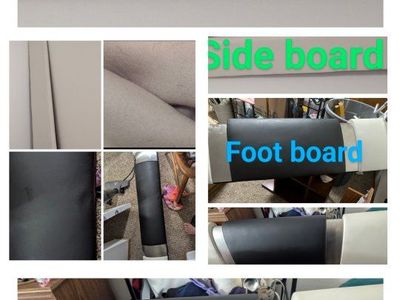 Used Queen Size Bed Frame - Headboard, Footboard, Sideboards - Good Condition