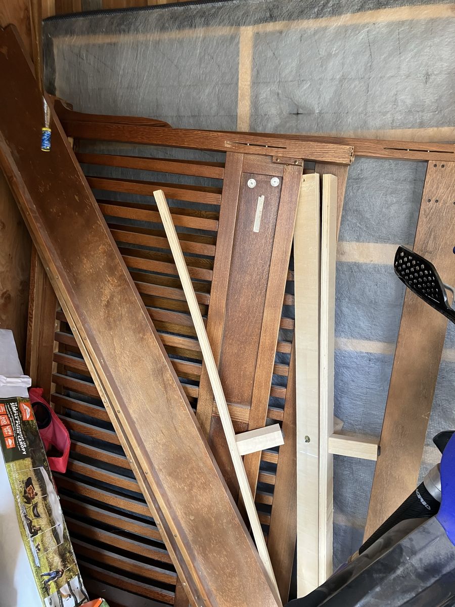 Queen Sleigh Bed Frame And Box Spring