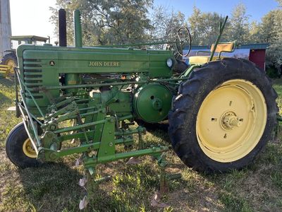 John Deere Model A with Front Cultivators