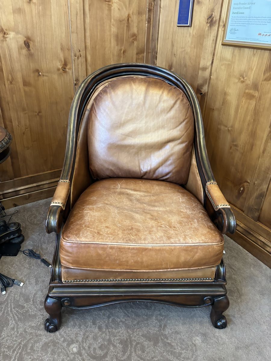 2 Leather Chairs