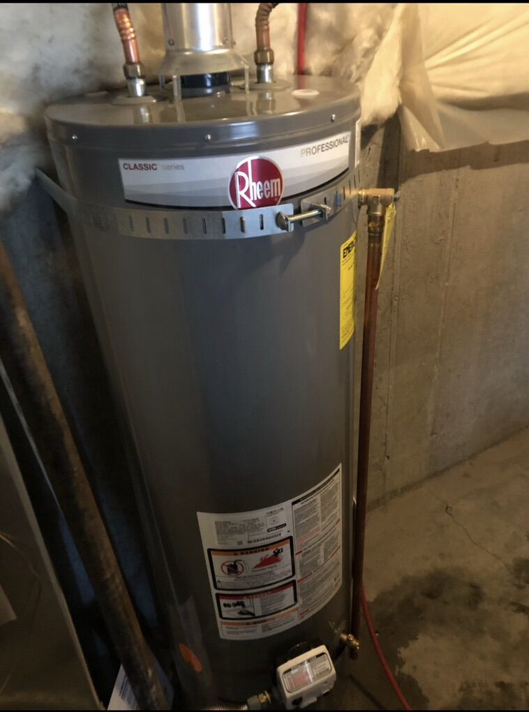 40 Gallon Rheem Water Heater
