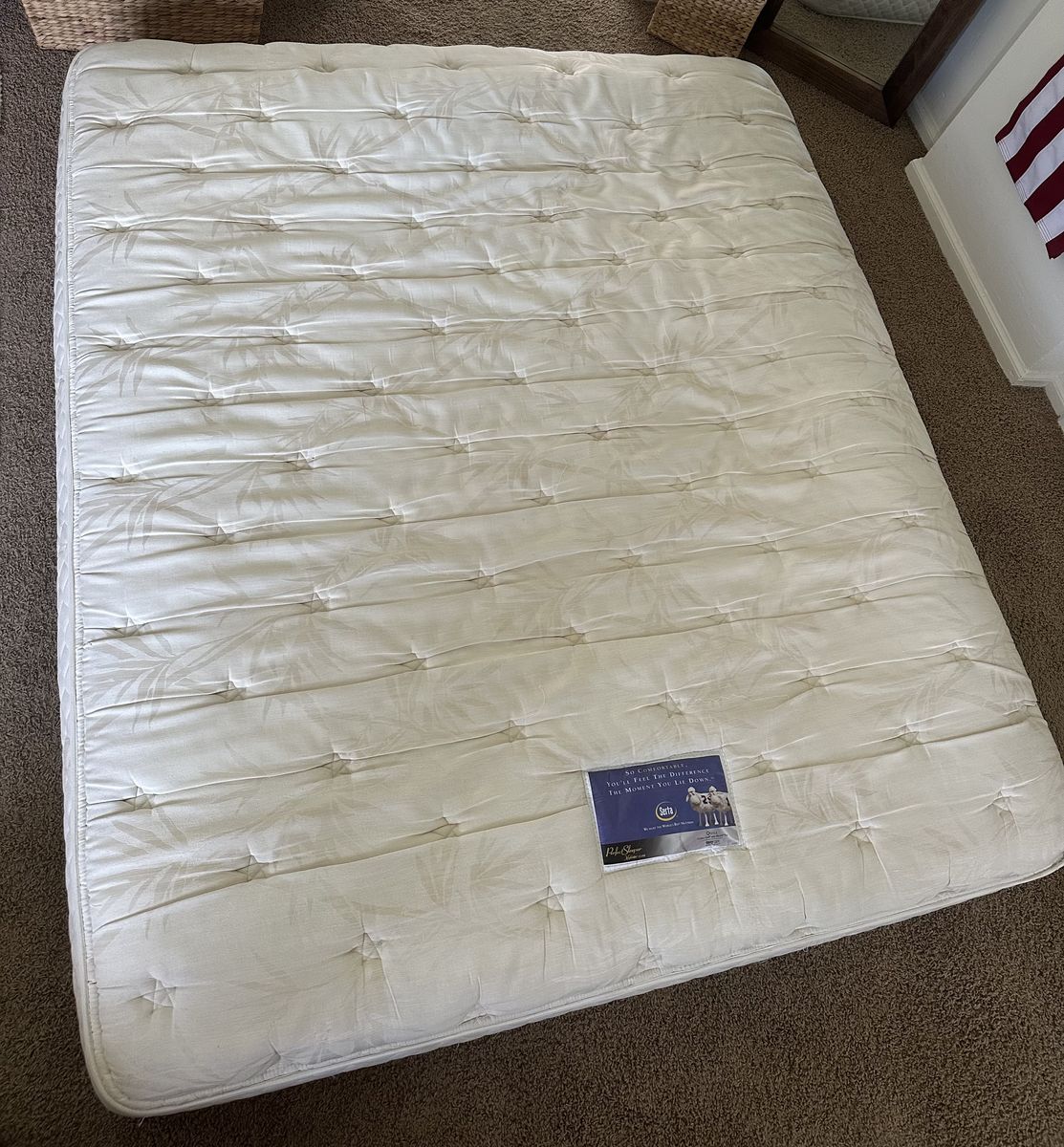 California King Serta Mattress – SUPER CLEAN