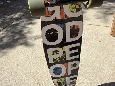 Longboard Skateboard - Good People Graphic, Green Wheels