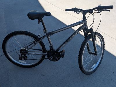 Roadmaster Granite Peak Mountain Bike - Gray, Used 24