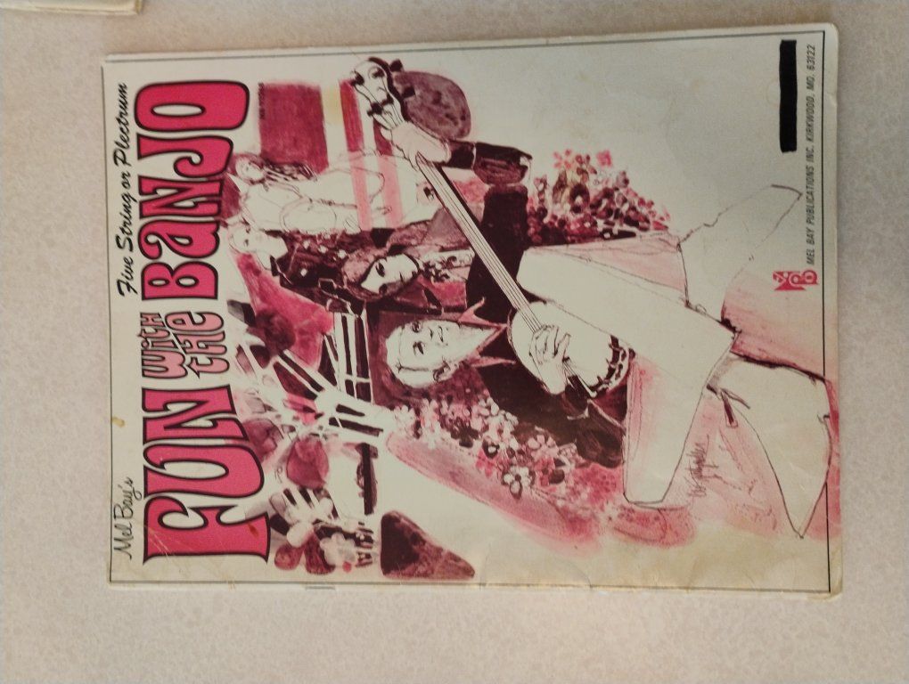 Banjo music and technique book