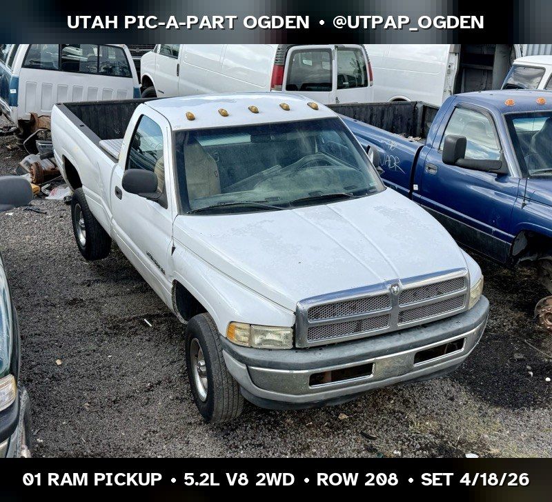 2001 Dodge Ram Pickup Parts - UTPAP Ogden