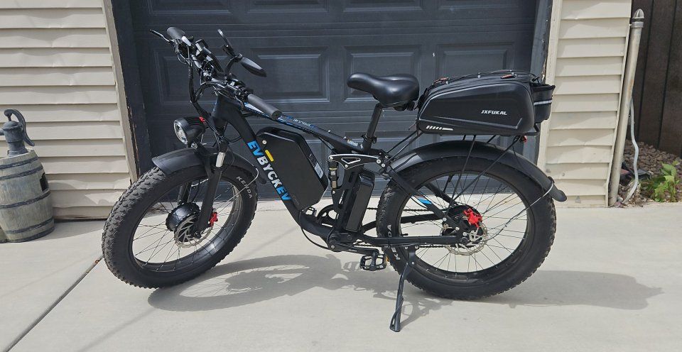 EVBYCKEV Dual Motor Fat Tire Electric Bike