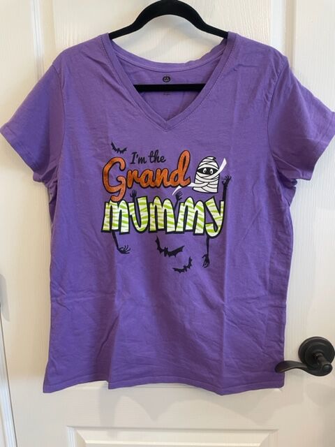 Halloween Grandmom Grand Mummy T shirt Size Large